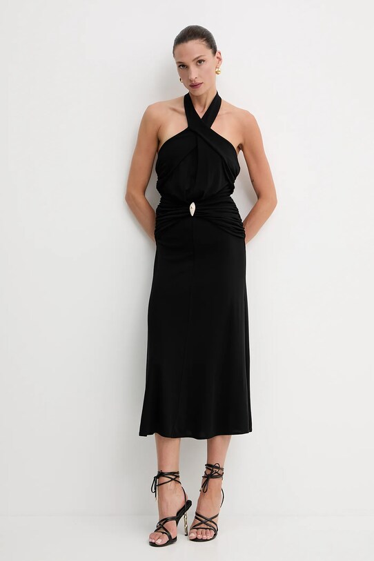 Odzież Elisabetta Franchi sukienka AB71952E2 czarny