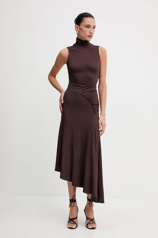 Одяг Сукня Elisabetta Franchi AB84252E2 коричневий