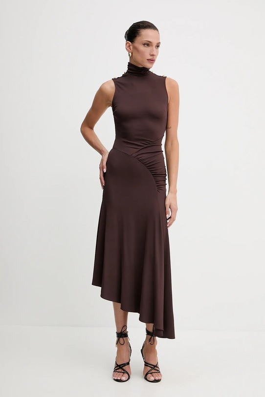 Ρούχα Φόρεμα Elisabetta Franchi AB84252E2 καφέ