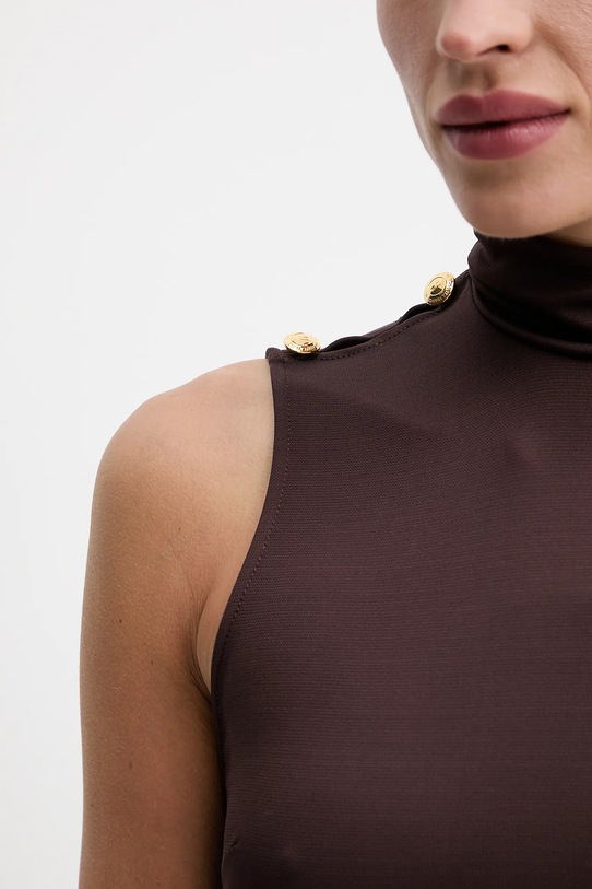 Φόρεμα Elisabetta Franchi AB84252E2 καφέ