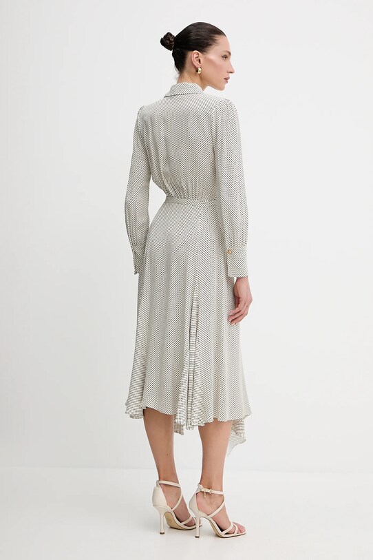 Odzież Elisabetta Franchi sukienka AB86552E2 beżowy