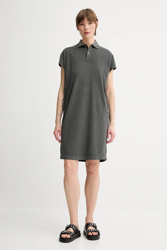 G-Star rochie D25910.D756 verde SS25