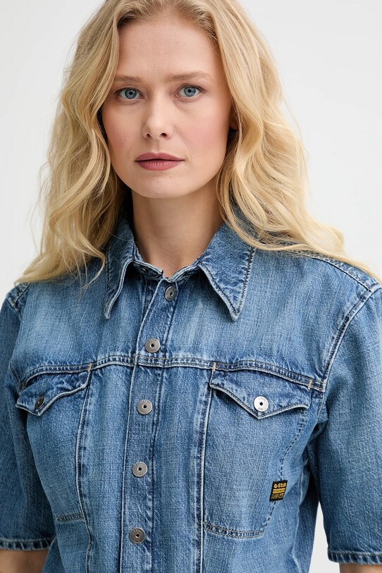 G-Star rochie din denim albastru D26179.D301
