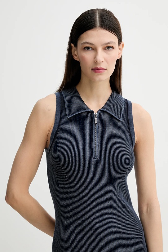 G-Star rochie din bumbac bleumarin D25850.E132