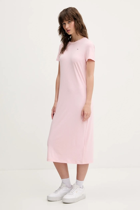 Šaty Tommy Jeans DW0DW19721 růžová SS25