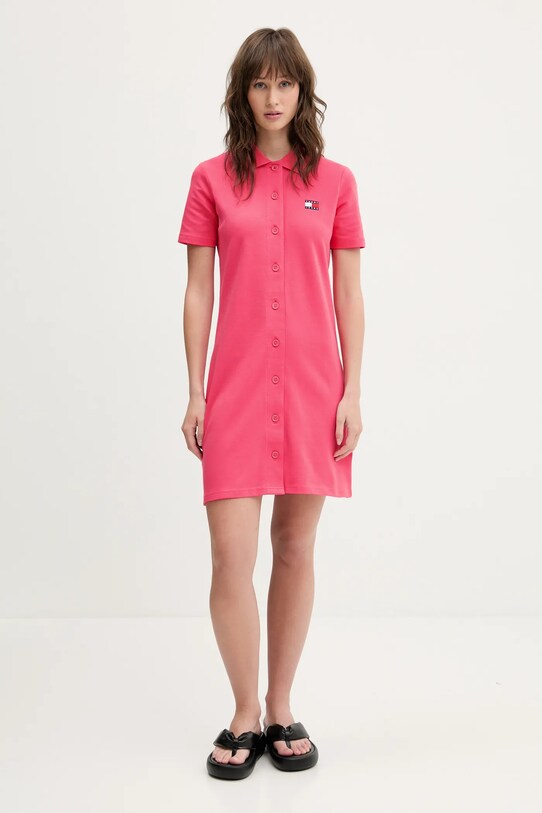 Tommy Jeans ruha DW0DW20302 rózsaszín SS25