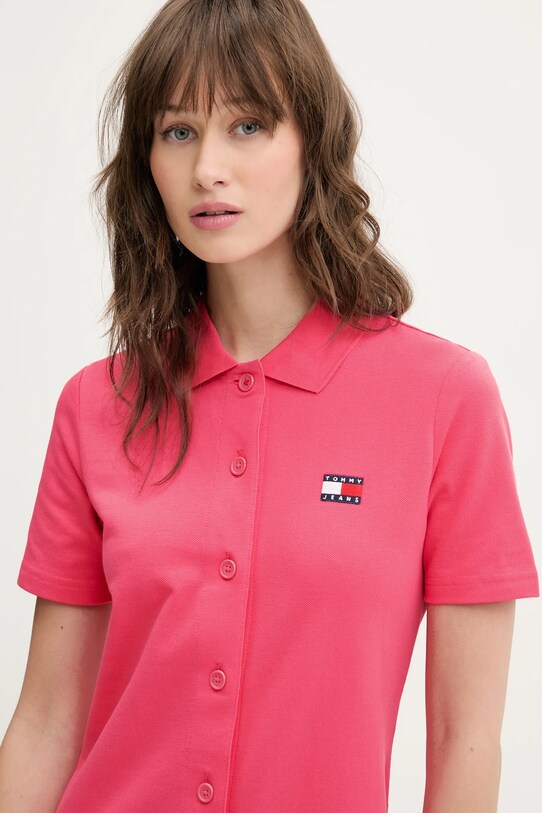Tommy Jeans ruha rózsaszín DW0DW20302