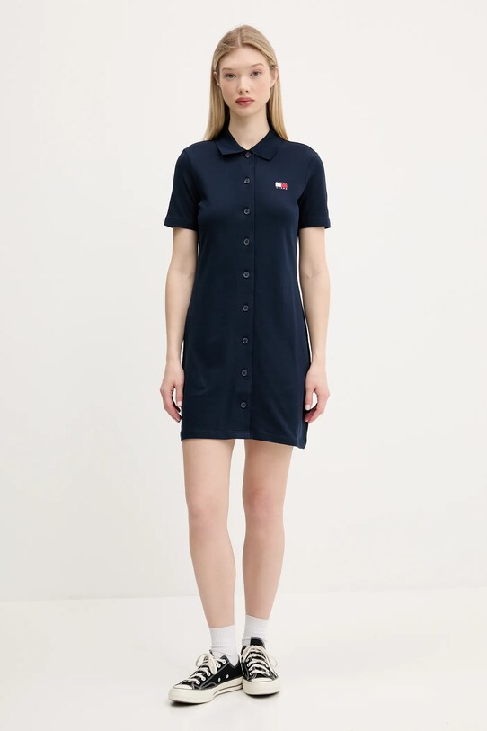 Tommy Jeans ruha DW0DW20302 sötétkék SS25