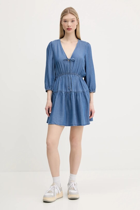 Šaty Tommy Jeans DW0DW20612 modrá SS25