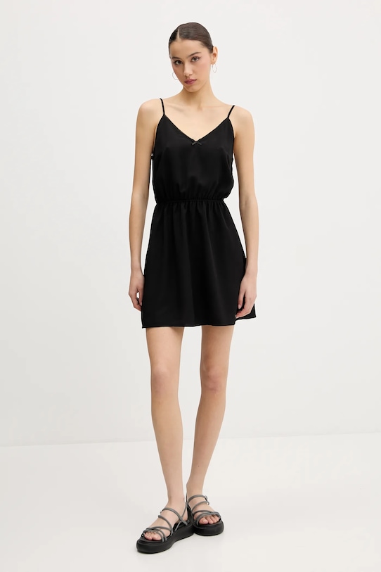 Tommy Jeans rochie DW0DW20613 negru SS25