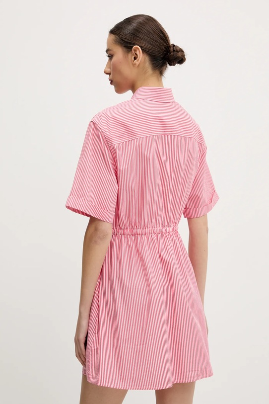 Îmbrăcăminte Tommy Jeans rochie din bumbac DW0DW20617 roz