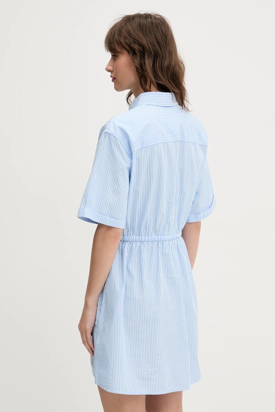 Одяг Бавовняна сукня Tommy Jeans DW0DW20617 блакитний