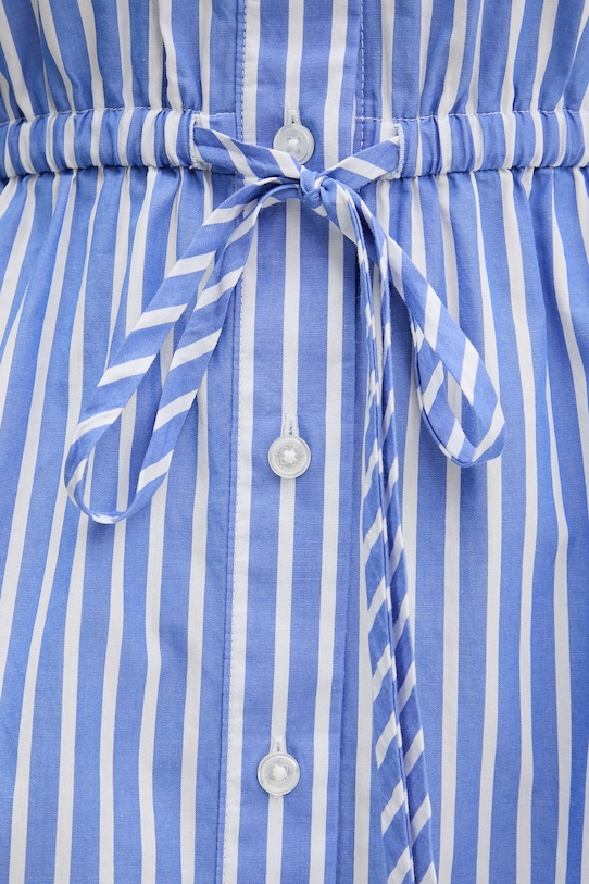 Tommy Jeans рокля тип риза от памук DW0DW20617 син