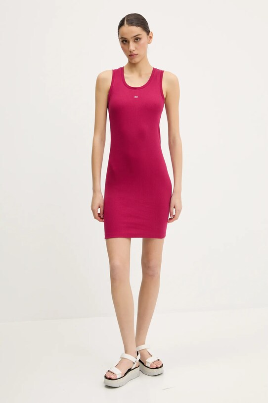 Рокля Tommy Jeans DW0DW20674 розов SS25