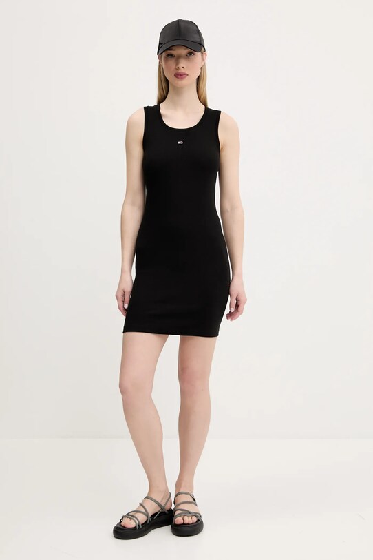 Рокля Tommy Jeans DW0DW20674 черен SS25