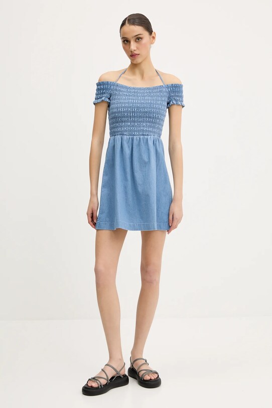 Džínové šaty Tommy Jeans DW0DW20677 modrá SS25
