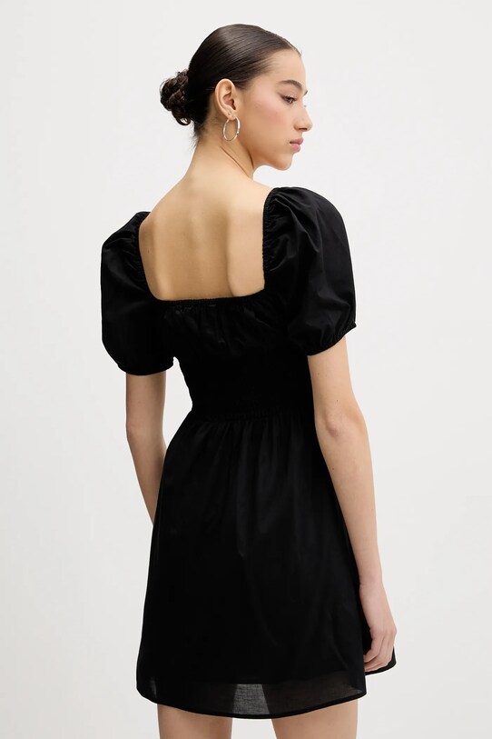 Îmbrăcăminte Tommy Jeans rochie din bumbac DW0DW21334 negru