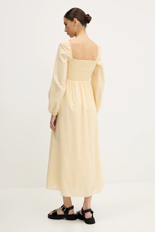 Дрехи Памучна рокля Tommy Jeans DW0DW21335 жълт