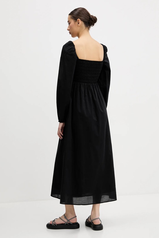 Îmbrăcăminte Tommy Jeans rochie din bumbac DW0DW21335 negru