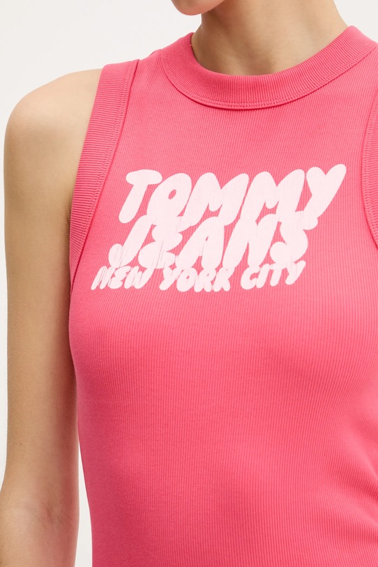 Рокля Tommy Jeans розов DW0DW21351