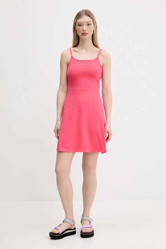 Рокля Tommy Jeans DW0DW21354 розов SS25