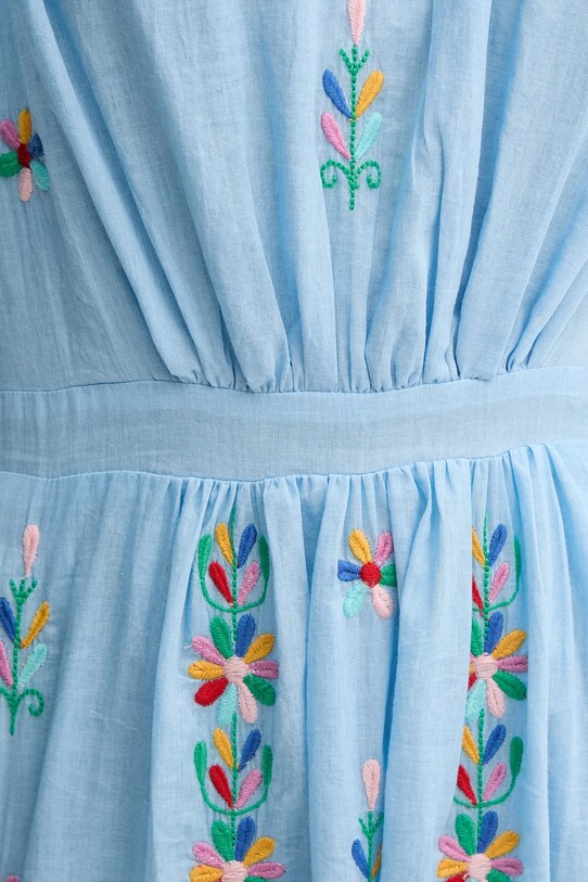 La Petite Française rochie din bumbac RACHELE PFRACHELE albastru