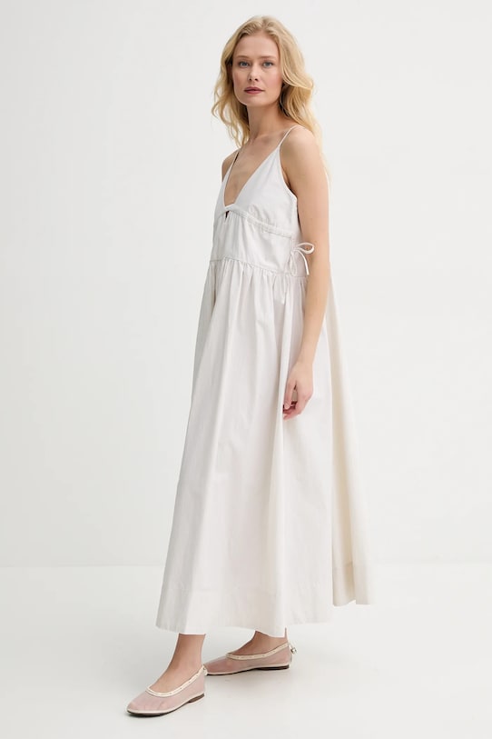 Herskind sukienka bawełniana Miranda casual beżowy 5571172