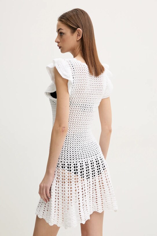 Ρούχα Βαμβακερό φόρεμα παραλίας Melissa Odabash MO.ANNALISE λευκό