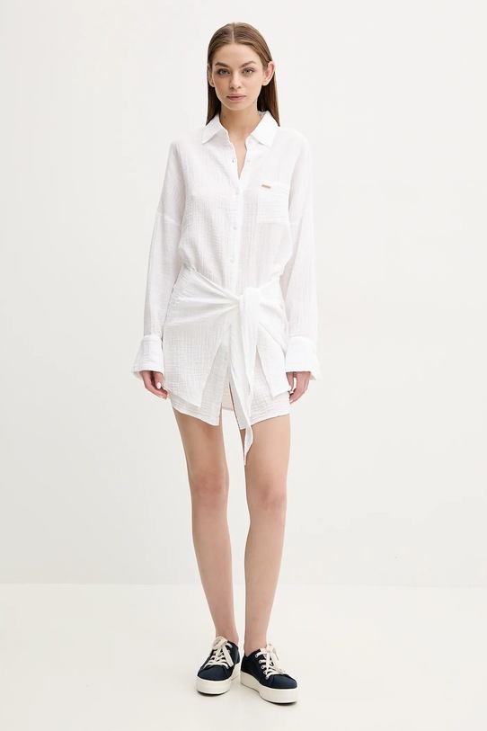 Бавовняна сукня Melissa Odabash MO.SARA білий SS25