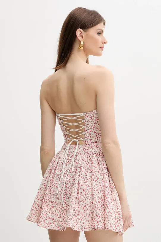 Bardot sukienka ESTIE casual różowy 59827DB