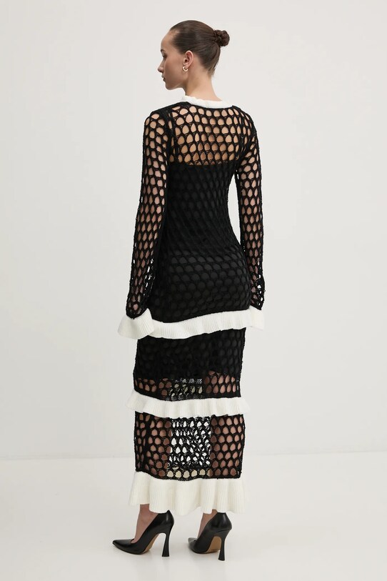 Never Fully Dressed sukienka NFDDR1791 czarny SS25