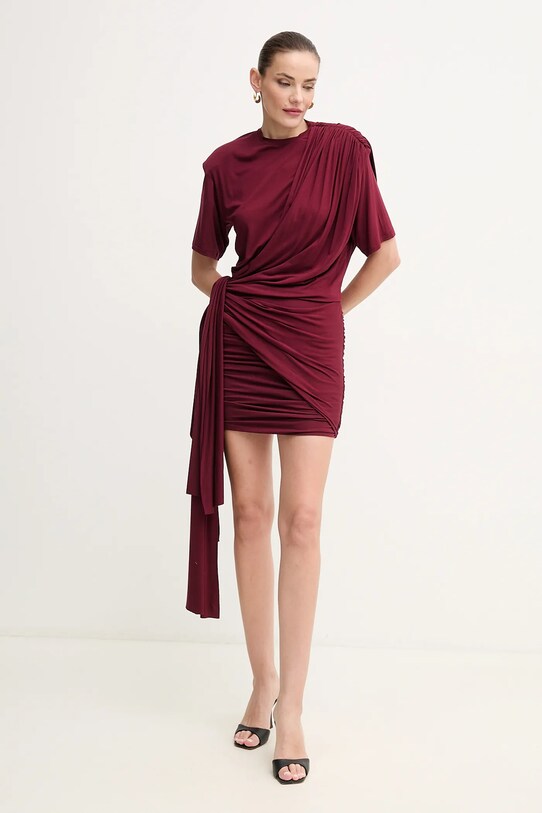 La Mania rochie ANYA burgundia SS25