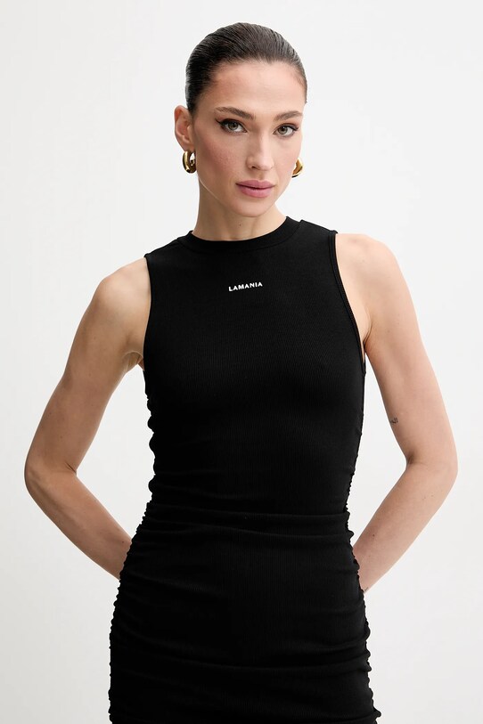 La Mania rochie negru TASH.3