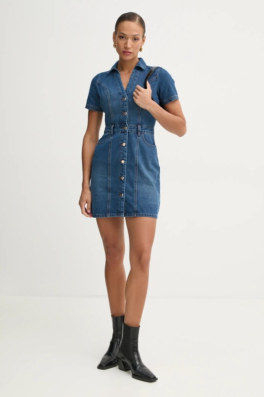 Morgan rochie din denim ROGLA albastru SS25