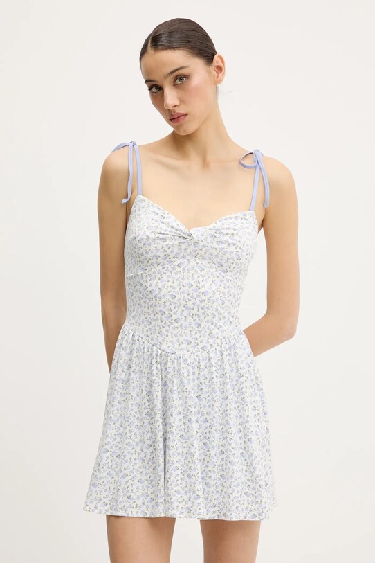 Φόρεμα Hollister Co. με μοτίβο λευκό KI359.5010.108