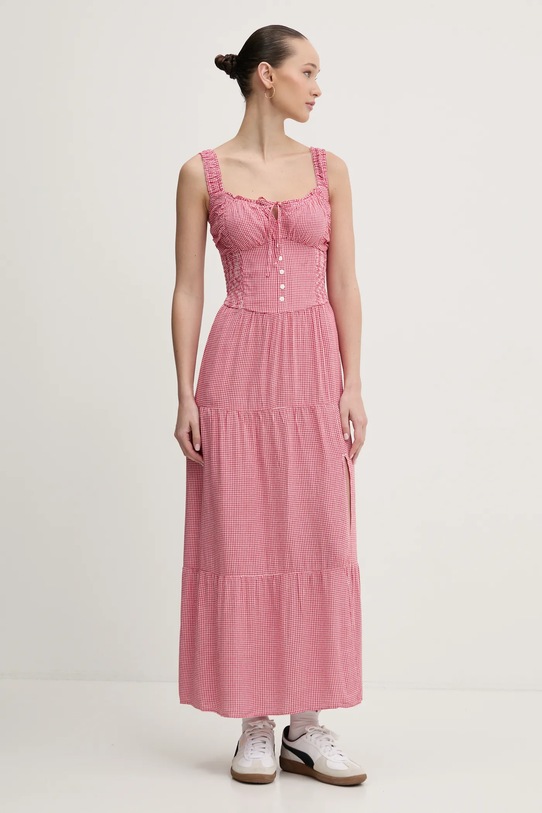 Šaty Hollister Co. káro červená KI359.5014.508