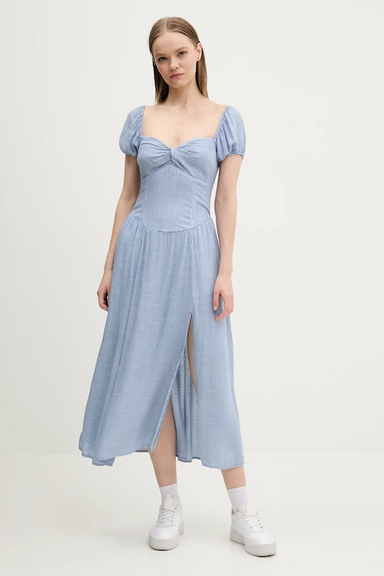 Hollister Co. rochie KI359.5025.208 albastru SS25
