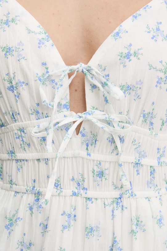 Hollister Co. rochie din bumbac KI359.5031.104 alb