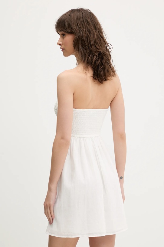 Oblečení Bavlněné šaty Hollister Co. KI359.5042.100 bílá