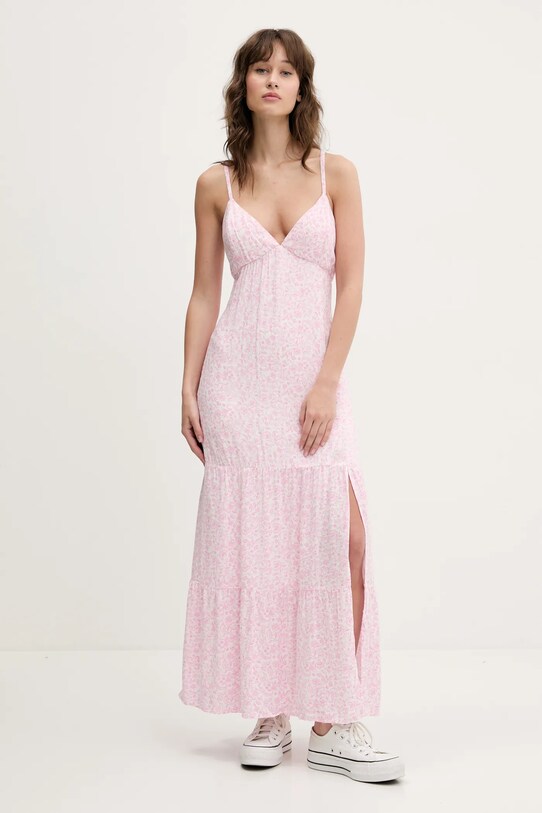 Šaty Hollister Co. kvetinový biela KI359.5064.118