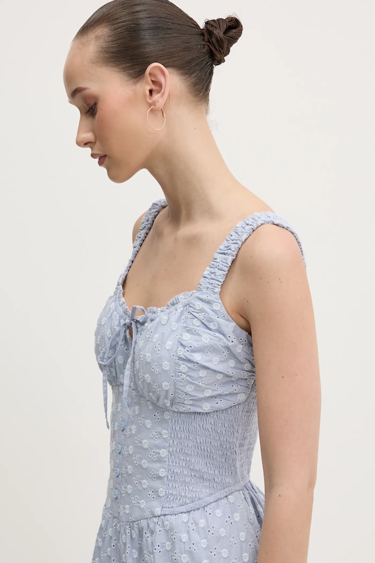Hollister Co. sukienka bawełniana KI359.5069.220 niebieski