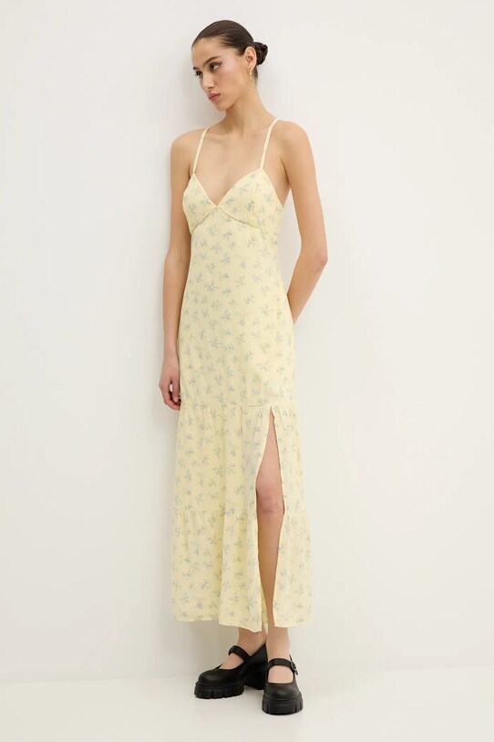 Šaty Hollister Co. KI359.5080.808 žltá SS25