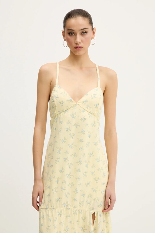 Šaty Hollister Co. KI359.5080.808 žltá