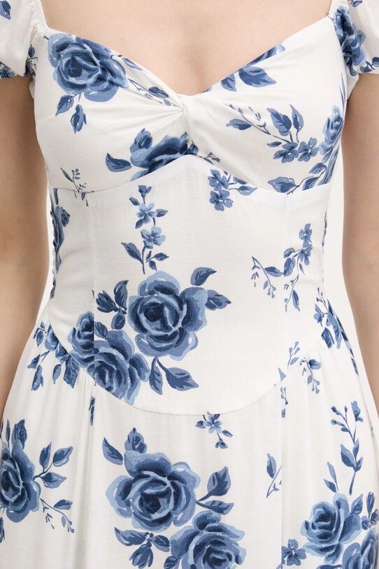 Φόρεμα Hollister Co. KI359.5081.109 λευκό