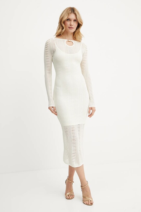 Marciano Guess vestito EMMA maxi beige 5GGK45.5869Z