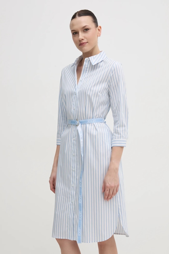 Obleka Joop! Z elastanom bela 30046521