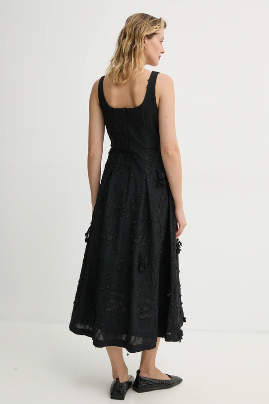 Одежда Хлопковое платье MUNTHE FRONIA 251134825125 чёрный