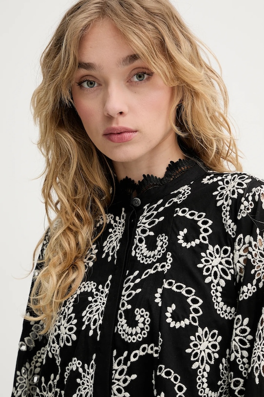 Bruuns Bazaar vestito in cotone nero BBW4378