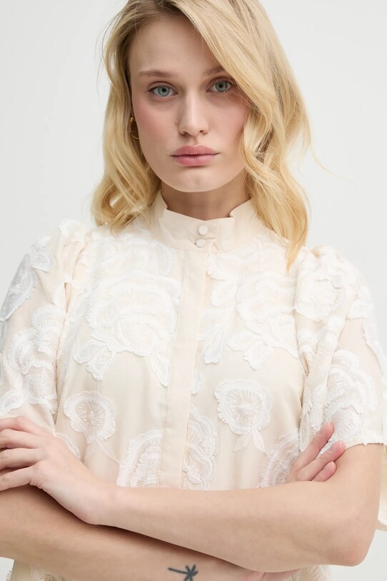 Bruuns Bazaar rochie bej BBW4582