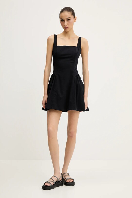 Šaty Abercrombie & Fitch KI159.5485.900 čierna SS25